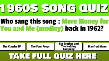 1960s Music Quiz