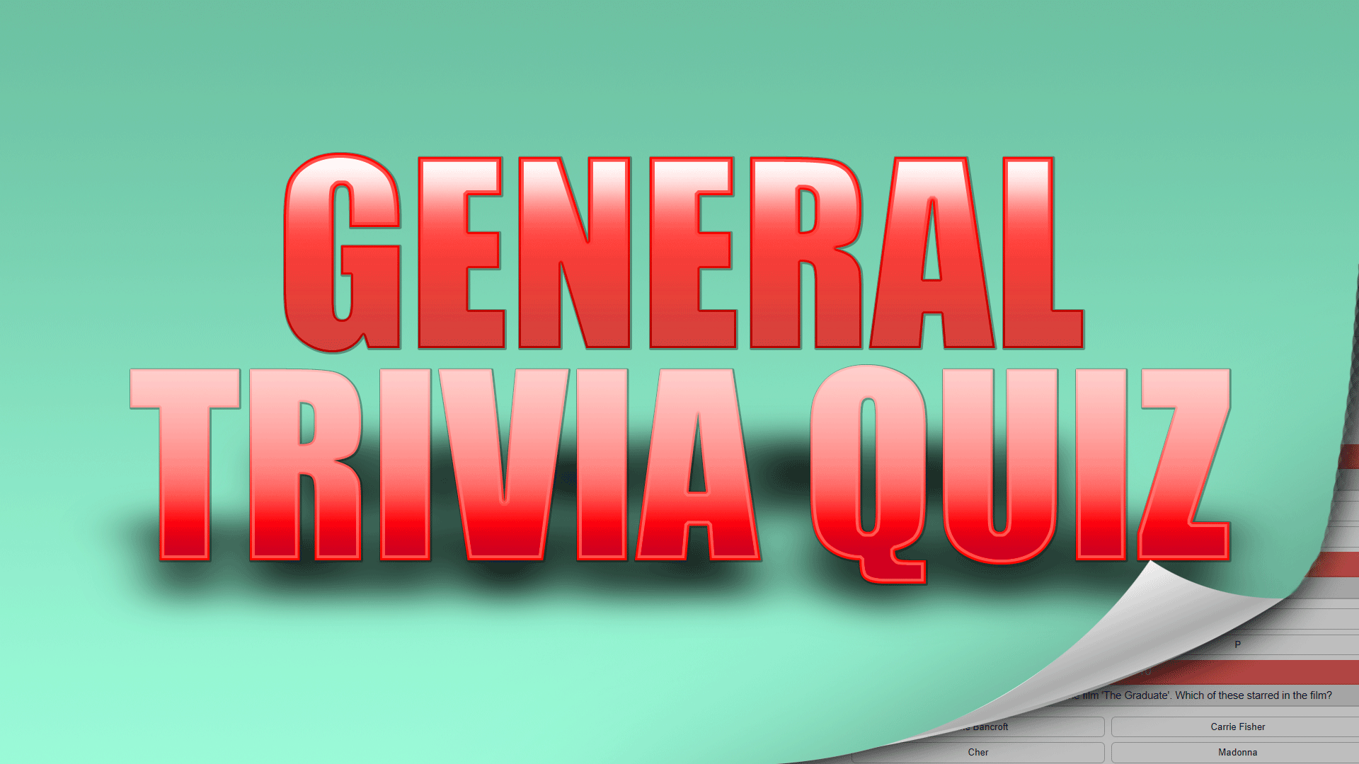 General Trivia Quiz