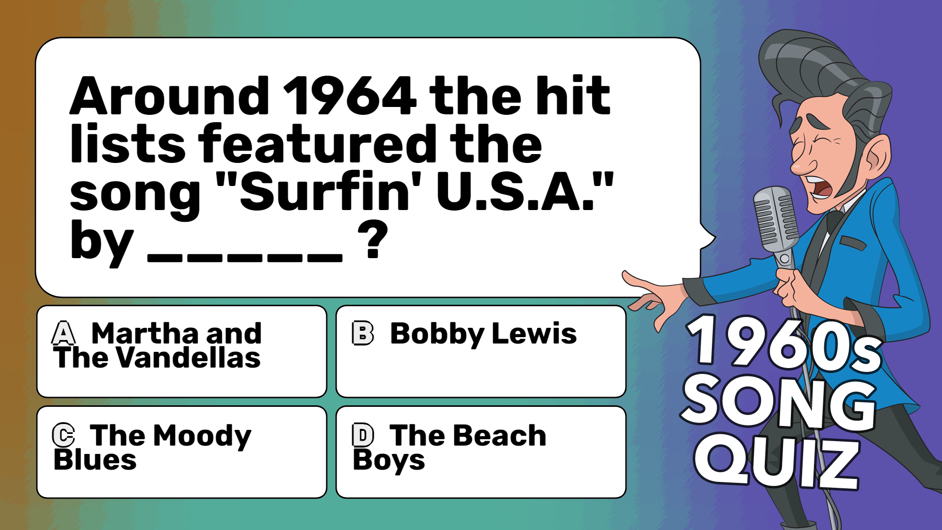 1960s Music Quiz (10 Questions)