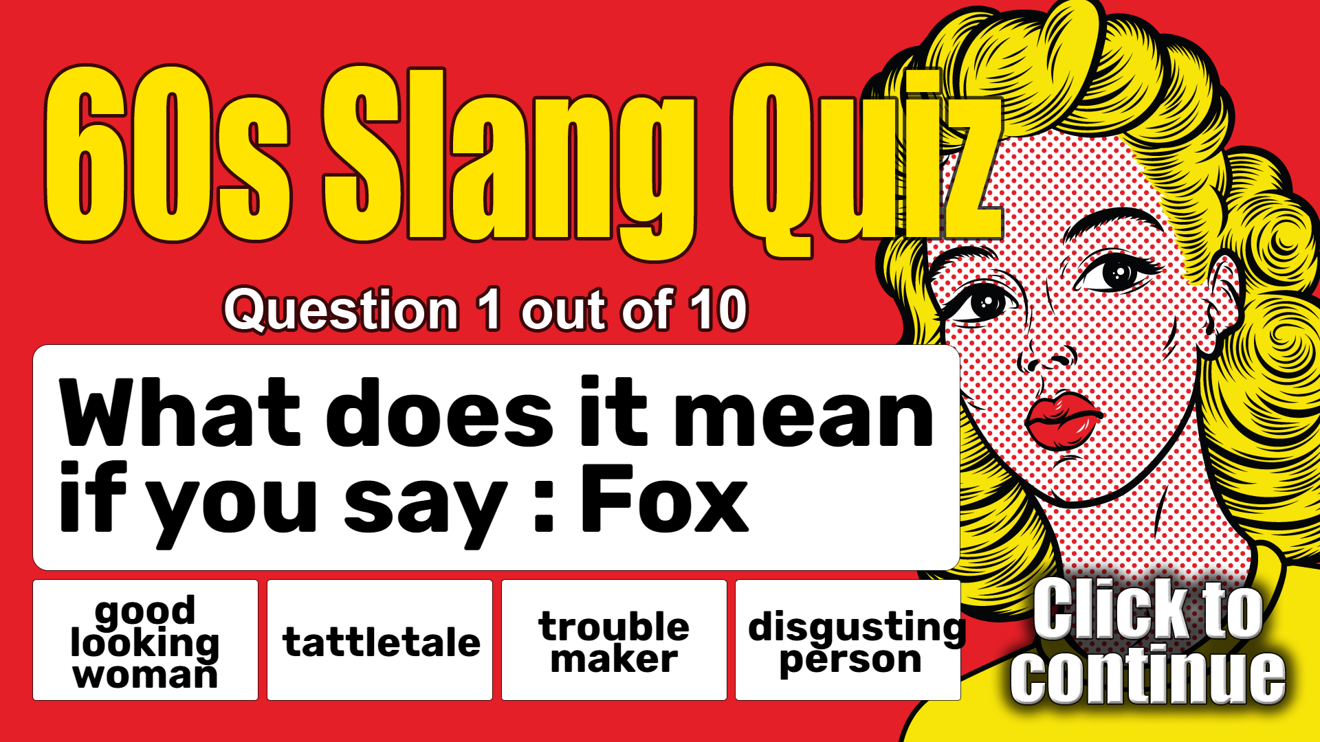 Hot Slang Meaning 1960s