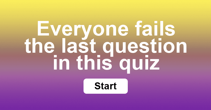 Trivia Quiz for everyone on Facebook