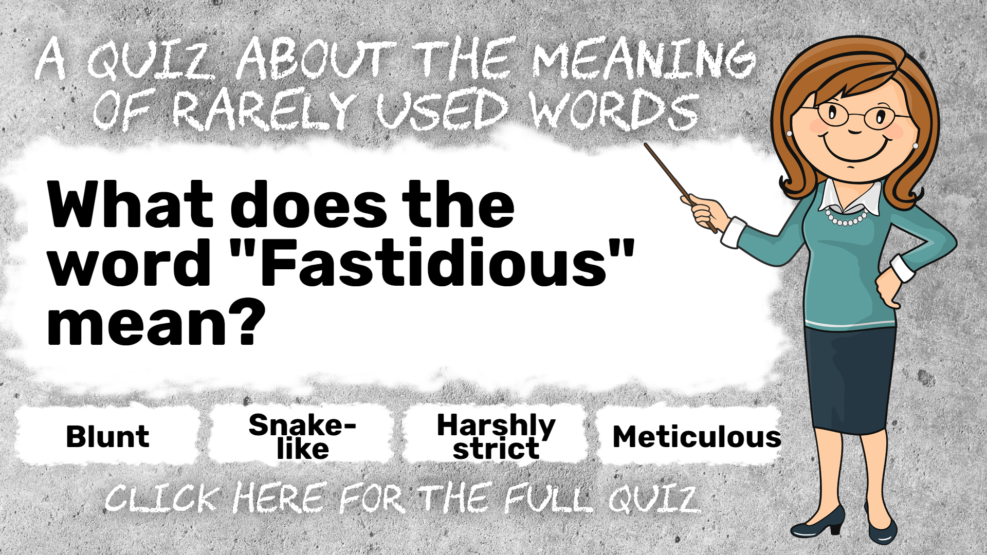 Quiz The Meaning Of Rarely Used Words