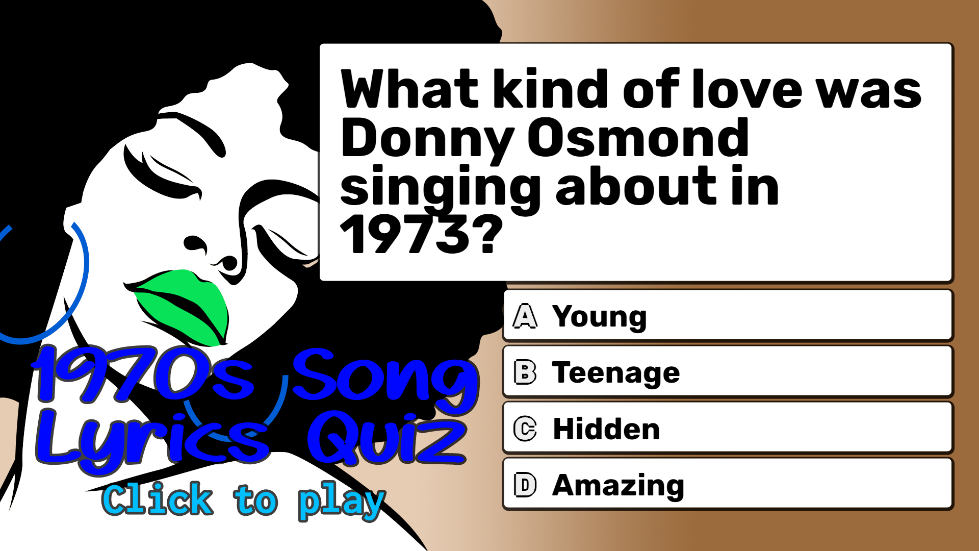 1970s Song Lyrics Quiz