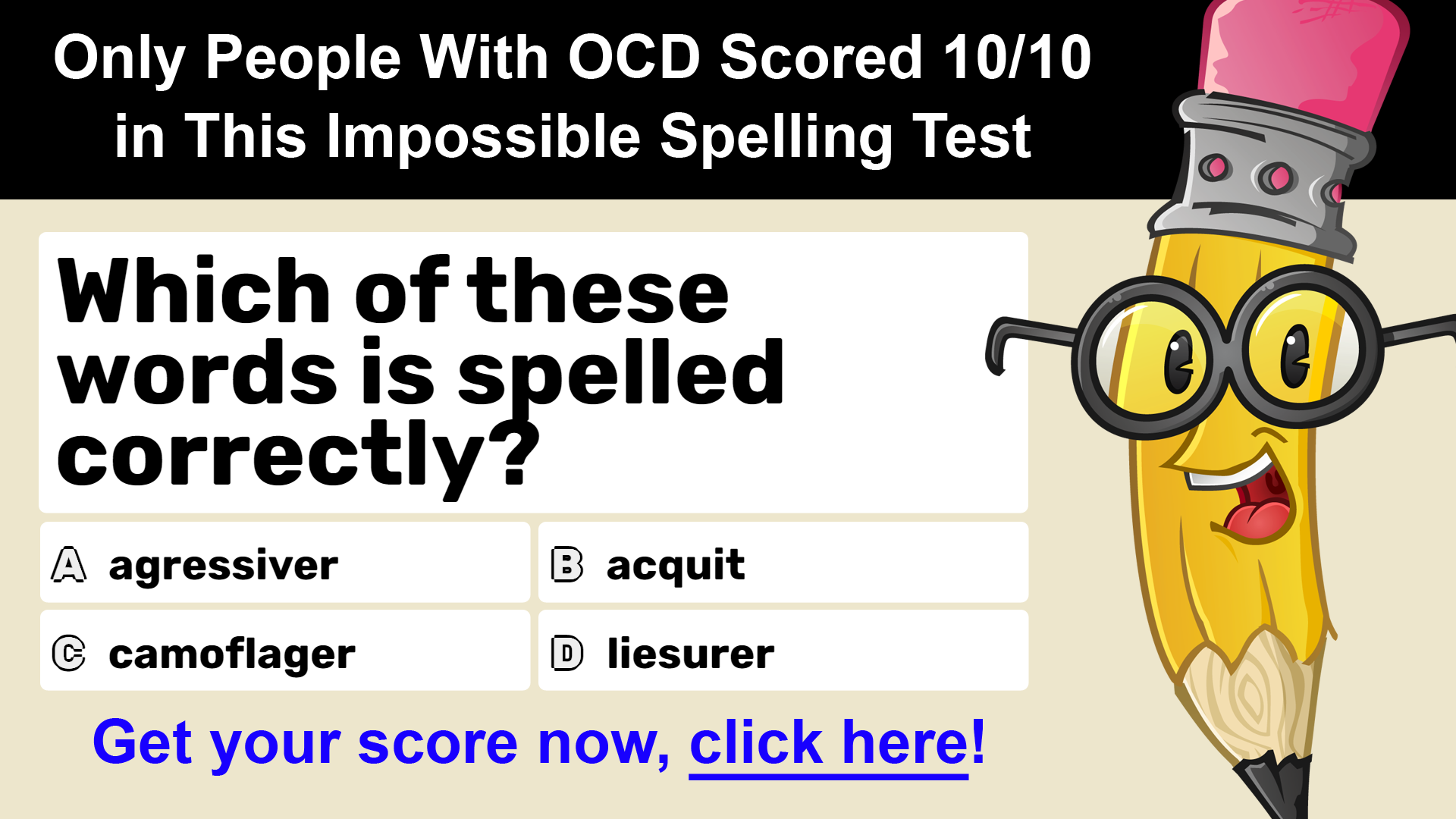 Quiz Which Word Is Spelled Correctly 