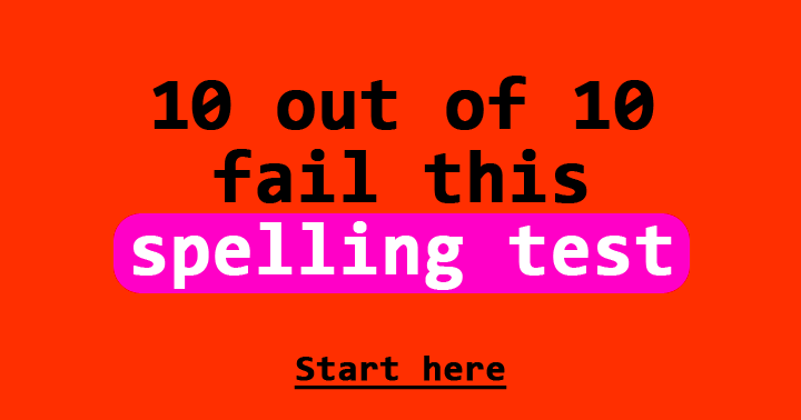 Spelling Quiz
