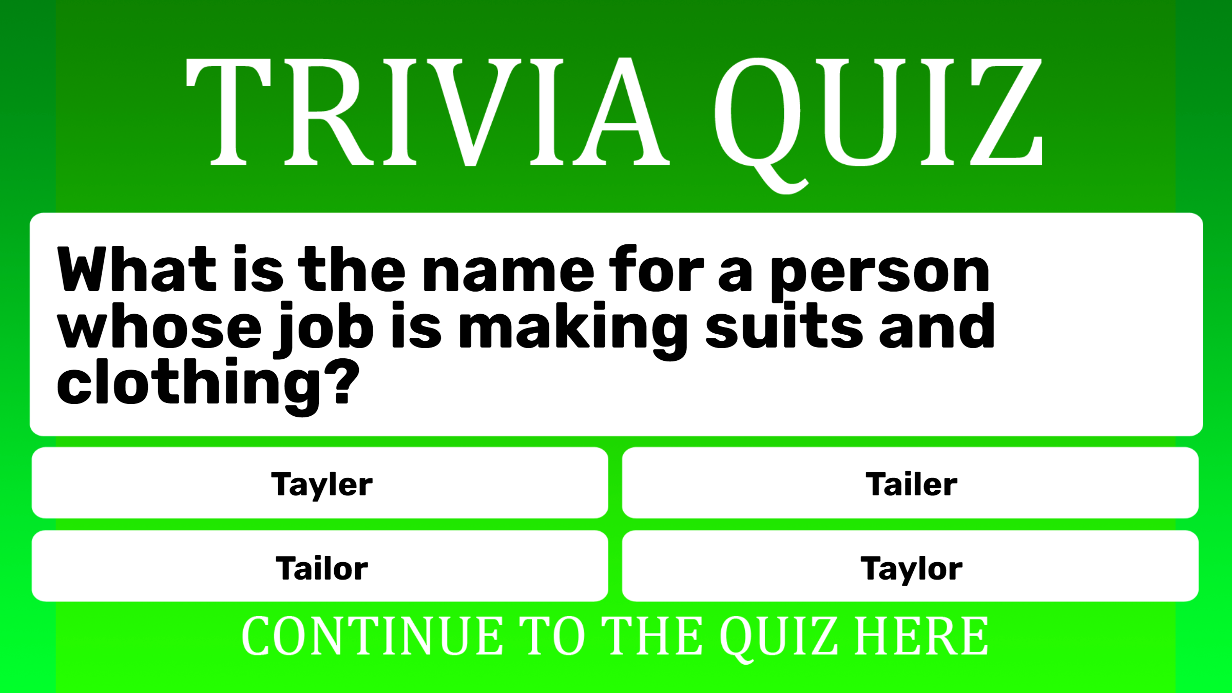 Extremely Hard Trivia Quiz