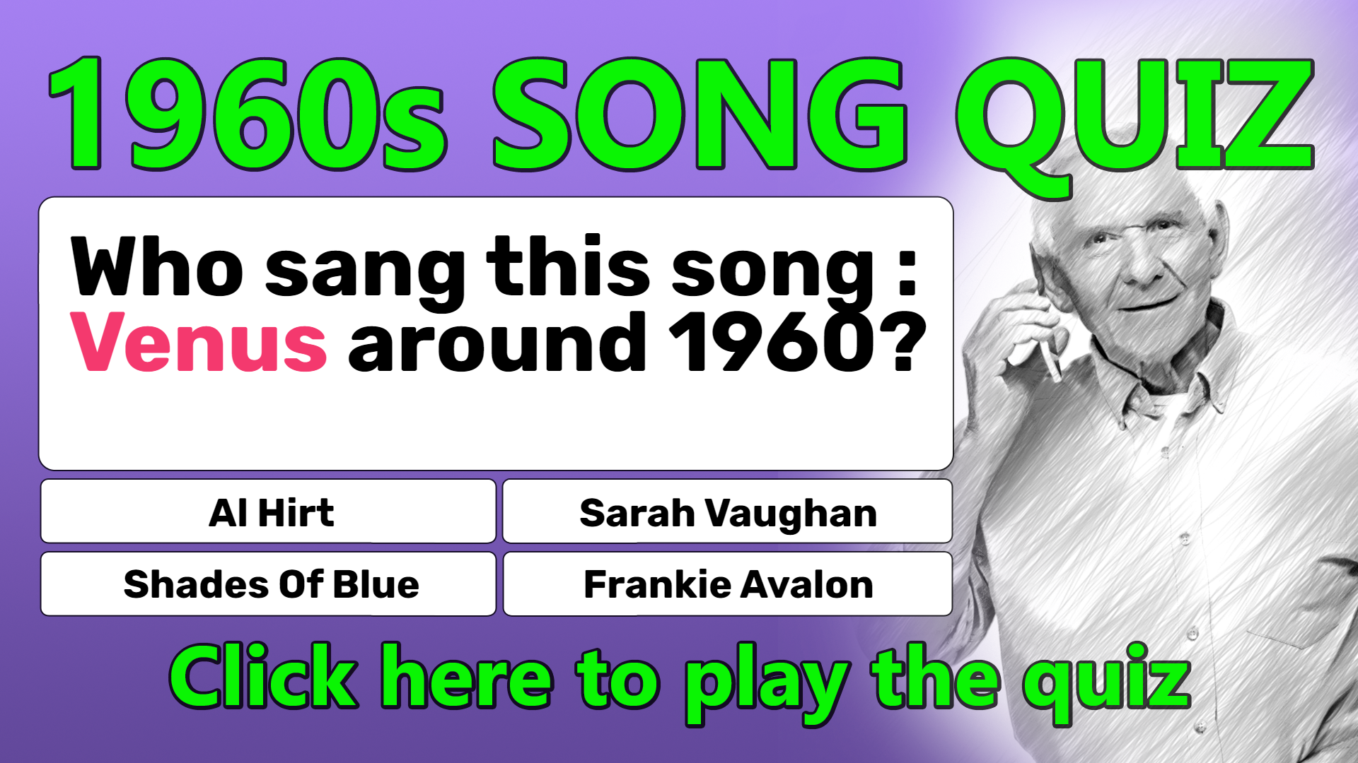 1960s song quiz for everybody