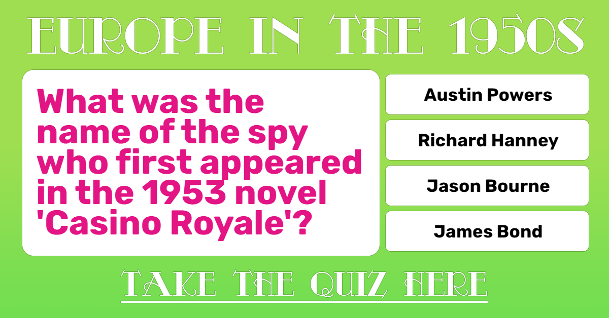 1950-1959 History Quiz