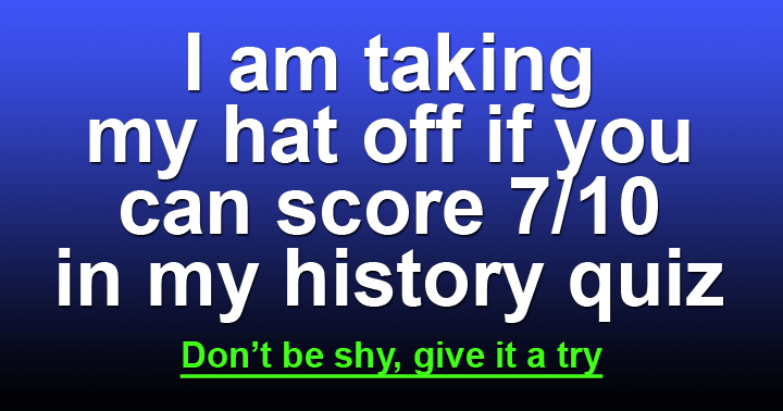 History trivia quiz