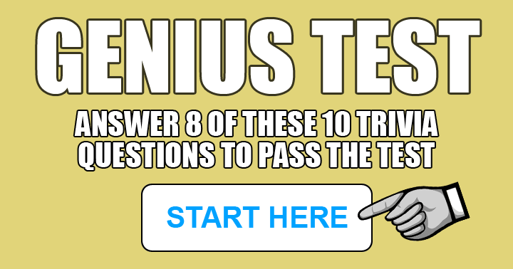 Trivia Quiz for smart people