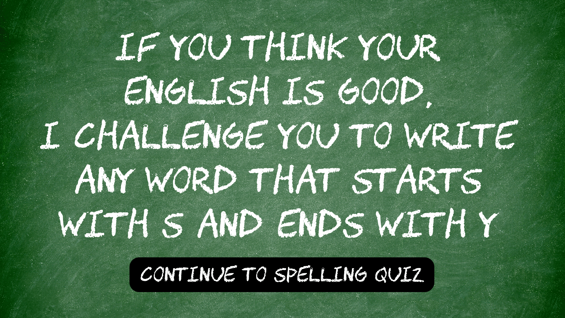 Spelling Quiz